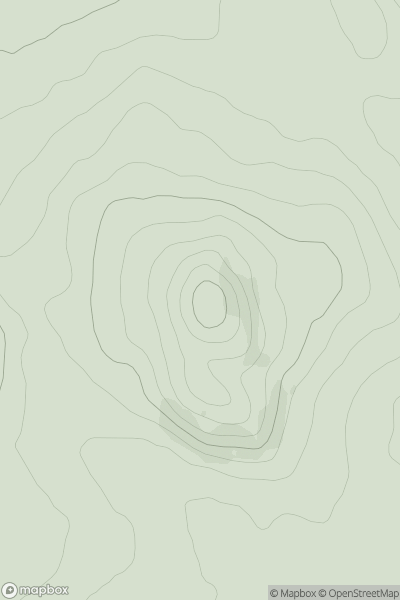 Thumbnail image for Carrigeen Hill [Slieve Bloom Mountains] showing contour plot for surrounding peak